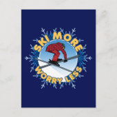 Ski meer zorgen minder | Skiofferte Briefkaart (Voorkant)