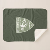 Ski Missoula Montana Sherpa Deken (Voorkant (horizontaal))