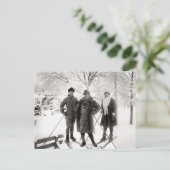  ski-mode, 1910 briefkaart (Staand voorkant)