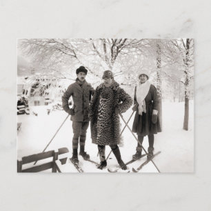 ski-mode, 1910 briefkaart