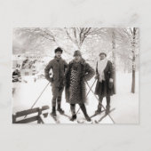 ski-mode, 1910 briefkaart (Voorkant)