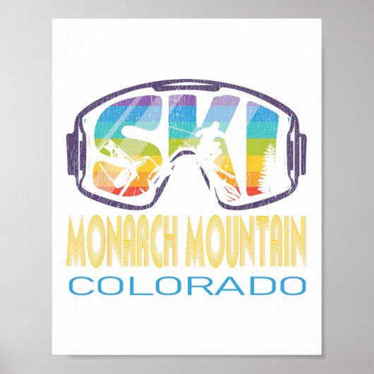 Ski Monarch Mountain Colorado Ski Vakantie Poster (Voorkant)