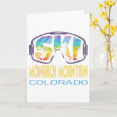 Ski Monarch Mountain Colorado Skivakantie Kaart (Gele Bloem)