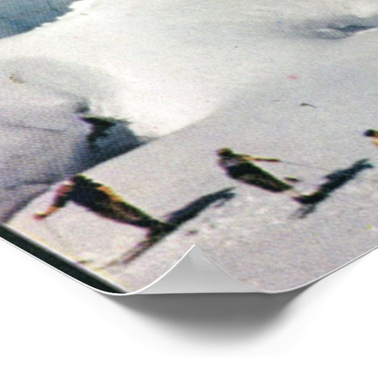 Ski Mont Blanc, Frankrijk Poster (Hoek)