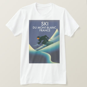 Ski Mont Blanc Frankrijk T-shirt