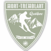 Ski Mont-Tremblant Quebec Sticker (Voorkant)