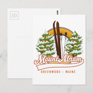 Ski Mount Abram Greenwood Briefkaart