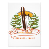 Ski Mount Abram Greenwood Foto Afdruk (Voorkant)