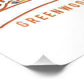 Ski Mount Abram Greenwood Foto Afdruk (Hoek)