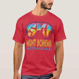 Ski Mount Bohemia Michigan Skiing Vacation T-shirt