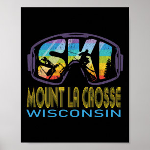 Ski Mount La Crosse Wisconsin Ski Vakantie Poster