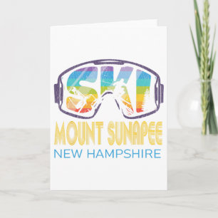 Ski Mount Sunapee New Hampshire Ski Vakantie Kaart