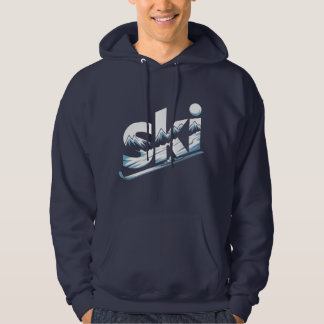 Ski Mountain Graphic Hoodie – Winteravontuur Ski