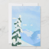 Ski Mountain sneeuw Kaart (Achterkant)