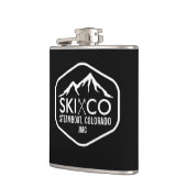  Ski Mountain Steamboot Colorado Monogram Heupfles (Links)