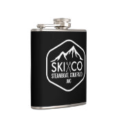  Ski Mountain Steamboot Colorado Monogram Heupfles (Rechts)