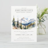 Ski Mountain Telluride Colorado Openingsceremonie Kaart (Staand voorkant)