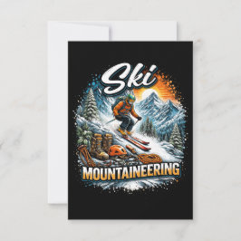Ski Mountaineering Bedankkaart