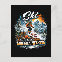 Ski Mountaineering Briefkaart