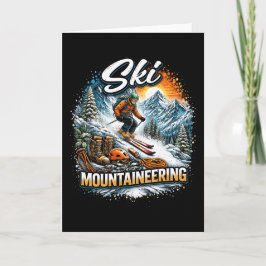 Ski Mountaineering Feestdagen Kaart