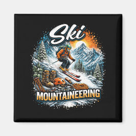 Ski Mountaineering Magneet
