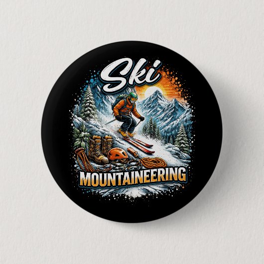 Ski Mountaineering Ronde Button 5,7 Cm (Voorkant)