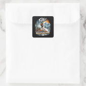 Ski Mountaineering Vierkante Sticker (Tas)