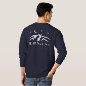 Ski Mt Tamalpais T-shirt met lange mouwen (Achterkant volledig)