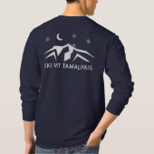 Ski Mt Tamalpais T-shirt met lange mouwen (Achterkant)