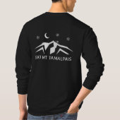 Ski Mt Tamalpais Unisex T-shirt met lange mouwen (Achterkant)