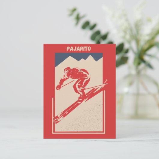  Ski New Mexico Mountain Resort Pajarito Briefkaart (Staand voorkant)