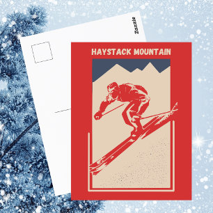  Ski New York Resort Haystack Mountain Briefkaart