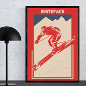  Ski New York Resort Whiteface Mountain Poster