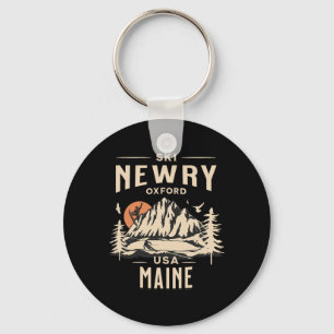 Ski Newry Oxford County Maine USA Snowboarding Vac Sleutelhanger