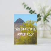Ski Nipple Rock Briefkaart (Staand voorkant)