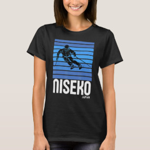Ski Niseko Japan Winter Sports Vintage Retro Skiin T-shirt