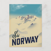 Ski Noorwegen Briefkaart (Voorkant)
