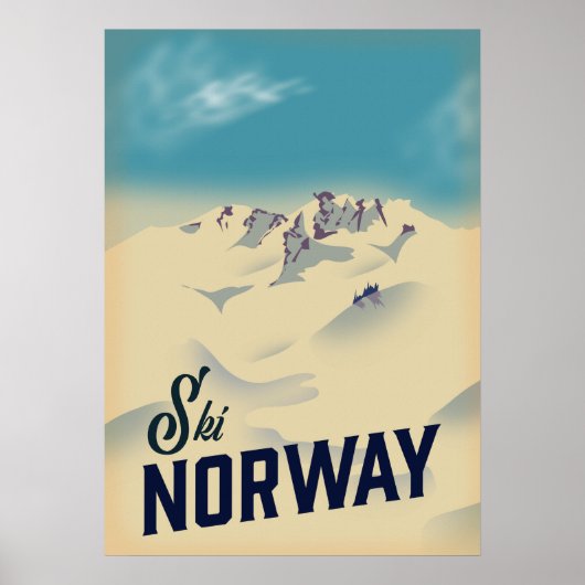 Ski Noorwegen Poster (Voorkant)