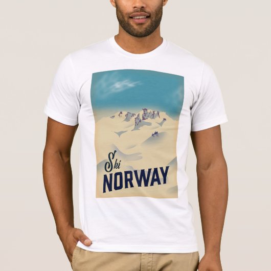 Ski Noorwegen T-shirt (Voorkant)