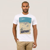 Ski Noorwegen T-shirt (Voorkant volledig)