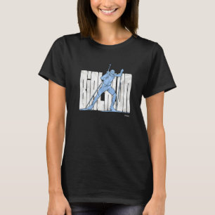 SKI NORDISCHE Sneeuw WINTERSPORT SKIËN BIATHLON AT T-shirt