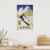 Ski Notchland Crawford Vintage Travel Poster (Keuken)