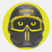 Ski of Snowboard Helmet Sticker (Voorkant)