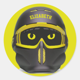 Ski of Snowboard Helmet Sticker