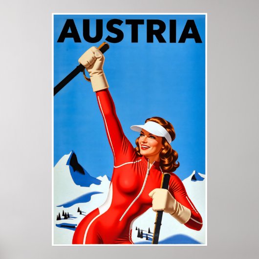 Ski Oostenrijk Poster (Voorkant)