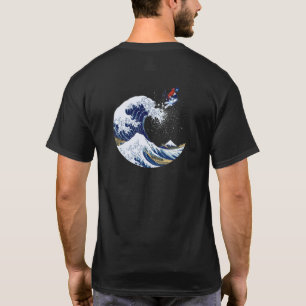 Ski op de Grote Golf van Kanagawa Japans T-shirt