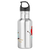 Ski Opening skier Waterfles (Achterkant)