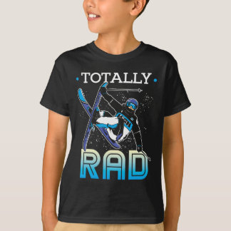 Ski-outfit Noords skiër ski totaal rad T-shirt