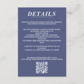 Ski Paar QR Code en Details Informatiekaartje (Voorkant)