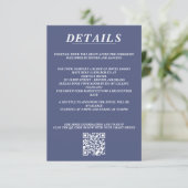 Ski Paar QR Code en Details Informatiekaartje (Staand voorkant)